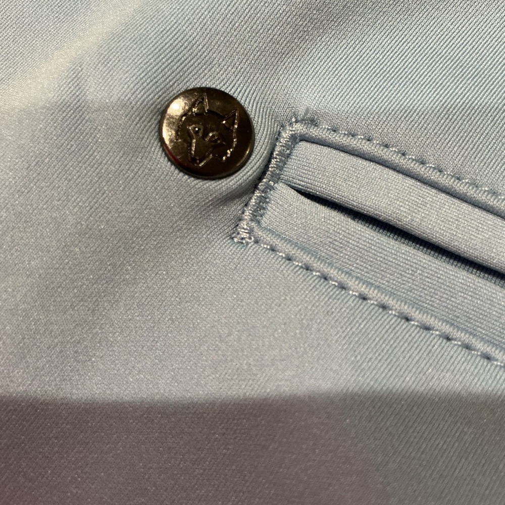 Greyson Light Blue Flat Front Shorts - Picture 5 of 8